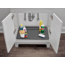 WeatherTech SinkMat Bathroom Vanity, Black, USM02BXBK
