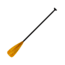 Werner Session 2 piece ADJ STD - 8" LeverLock Paddle, Translucent Amber, 74-82" SE 2 F43-AMB-74-82