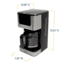 WestBend Hot and Iced Touchscreen Coffee Maker, Stainless Steel, 12 Cup, CMWB12BK13