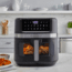 WestBend Touchscreen Air Fryer w/ 13 Presets and Easy-View Window, Black, 7 Quart, AFWB7QBK13