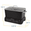 WestBend Versatility Cooker PLUS, Black, 6 Quart, VCWB6QBK13
