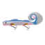 Westin MonsterTeez Curl Tail Swimbait, Rigged N Ready 9 7/8in 7 3/16 oz. Sinking Chopper, WS03111