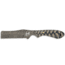 Whiskey Bent Knives Bullcutter Traditional Fixed Knife, 440 Steel Blade, Damascus, 6in Overall Length, G10 Handle, Brown Fang, WB47-28