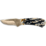 Whiskey Bent Knives Mini Skinner Fixed Knife, 440 Steel Blade, 6.87in Overall Length, Acrylic Handle, Burnt Bone, WB44-16