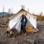 White Duck Alpha Wall Tent, Water Repellent, 8ft x 10ft, WD-0072