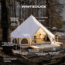 White Duck Avalon Bell Tent, Fire Water Repellent, 20ft, TNT-009155