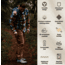 White Duck Cargo Stretch Jogger Pants - Mens, Caramel, Large, WD-JPC-CA-03