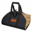 White Duck Firewood Log Carriers, Diamond Shape, Black, 38in x 18in, FBA-CLD-3415