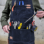 White Duck Work Apron, Black, WWD-001
