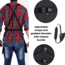 White Duck Work Apron, Black, WWD-001