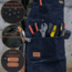 White Duck Work Apron, Black, WWD-001