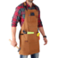 White Duck Work Apron, Brown, WWD-002
