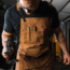 White Duck Work Apron, Brown, WWD-002