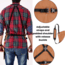 White Duck Work Apron, Brown, WWD-002