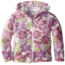 White Sierra Printed Winter Blossom Bomber Hoody - Girls-Sugar Plum Combo-Large