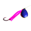 Wicked Lures Snelled Spinner, Number 6 Blade, Pink/Purple, KK Pink-Purp 6