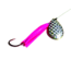 Wicked Lures Snelled Spinner, Number 6 Blade Pink/Silver, KK Pink-Silver 6