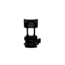 Wilcox G24 Breakaway Night Vision Mount w/Hybrid Shroud, Black, 56100G41-B