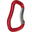 Wild Country Climbing Electron Carabiner, Bent Gate, Red/Gunmetal, 40-ELECTBG-RED