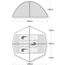 WildCountry Helm Compact Tent - 3 Person, Green, 44HC3TF
