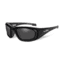 Wiley X Boss Sunglasses, Smoke Grey/Matte Black w/RX RIMs, CCBOS03D