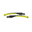 Wiley X Crush Matte Grey/ Neon Yellow Temples, YFCRS04T