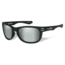 Wiley X Hudson Sunglasses,Matte Black Frame,Polarized Platinum Flash Green Lens ACHUD05