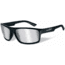 Wiley X Peak Sunglasses,Gloss Black Frame,Gray Silver Flash Lens WXACPEA01