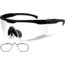 Wiley X PT-1 Sunglasses - Matte Black Frame w/ 2 Lens Package (Smoke Grey, Clear) w/ RX Insert PT-1SCRX