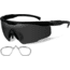 Wiley X PT-1 Sunglasses - Matte Black Frame w/ Smoke Grey Lens w/ RX Insert PT-1SRX