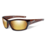 Wiley X Street Series Legend Sunglasses,Gloss Hickory Brown Frame,Polarized Venice Gold Mirror Amber Lens SSLEG04