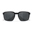 Wiley X WX Alfa Sunglasses, Matte Black Frame, Captivate Polarized Grey Lens, Medium/Large, AC6ALF02