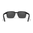 Wiley X WX Alfa Sunglasses, Matte Black Frame, Captivate Polarized Grey Lens, Medium/Large, AC6ALF02