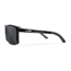 Wiley X WX Alfa Sunglasses, Matte Black Frame, Captivate Polarized Grey Mirror Lens, AC6ALF18