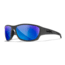 USED Wiley X WX CLIMB Sunglasses, Captivate Polarized Blue Mirror/ Matte Grey Frame, ACCLM09, EDEMO1