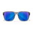 Wiley X WX Trek Sunglasses, Gloss Crystal Dark Grey Frame, Captivate Polarized Blue Mirror Lens, AC6TRK09