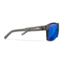 Wiley X WX Trek Sunglasses, Gloss Crystal Dark Grey Frame, Captivate Polarized Blue Mirror Lens, AC6TRK09
