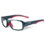 Wiley X Youth Force Fierce Sunglasses,Dark Silver/Red,Clear Lens YFFIE02