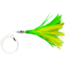 Williamson Flash Feather Rigged Trolling Lure, Yellow Green, 3in, FFR03YG