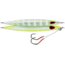 Williamson Kensaki Jig 120, Sinking, VMC Double Assist HK, Chartreuse Glow Zebra Uv, 4-1/4oz, 5-1/4in, KSJ120UVCGZ