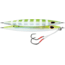 Williamson Kensaki Jig 120, Sinking, VMC Double Assist HK, Green Sardine Zebra Uv, 4-1/4oz, 5-1/4in, KSJ120UVGSZ