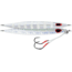 Williamson Kensaki Jig 220, Sinking, VMC Double Assist HK, Naked Flash Zebra, 7-3/4oz, 6-3/4in, KSJ220NFZ