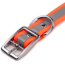 Winchester Pet Core D Ring High Visibility Reflective Collar with Name Plate, Orange, L/XL, KB-DRC-ORNG-L/XL-NP-1
