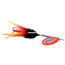 Windels Tackle Company Muskie Harasser Bucktail Spinner, Black/Orange, 7in, MHTT-01