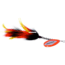Windels Tackle Company Muskie Harasser Bucktail Spinner, Black/Orange, 9in, MHDB-01