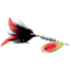 Windels Tackle Company Pike Harasser Bucktail Spinner, 5/0 Hook, Black/Orange, #5 Blade, 4in, PH-1O