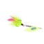 Windels Tackle Company Pike Harasser Magnum Bucktail Spinner, 5/0 Hook, Chartreuse/Chartreuse, #5 Blade, 6in, 3/4oz, PHM-9C