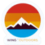 Wingo Outdoors Die Cut Logo Sticker, W-DEC-LDC-L
