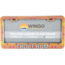 Wingo Outdoors License Plate Frame, Brown Trout, Trout Bum, 12 x 7 inches, W-LIC-104-TB