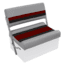 Wise Deluxe Pontoon Flip-Flop Seat, Grey/Red/Charcoal, Large, 8WD125FF-1012
